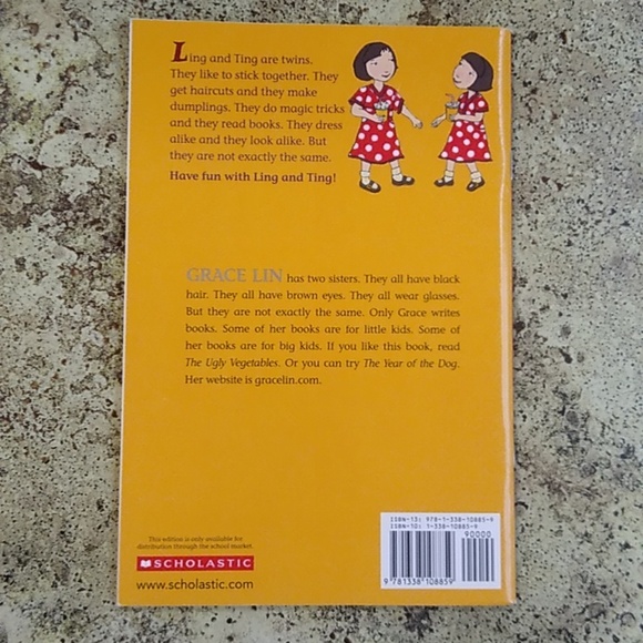 👩Ling Ting Not Exactly Same Grace Lin Level Reader Children's Picture Book - Picture 2 of 6